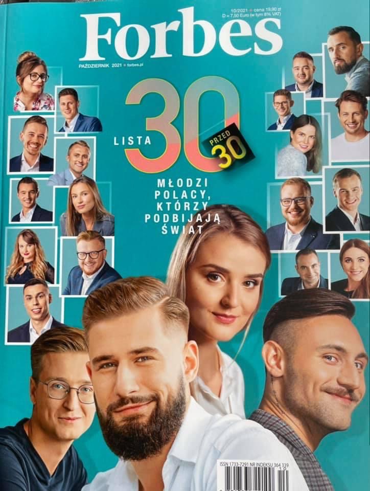 Forbes Poland — cover of the October 2021 issue